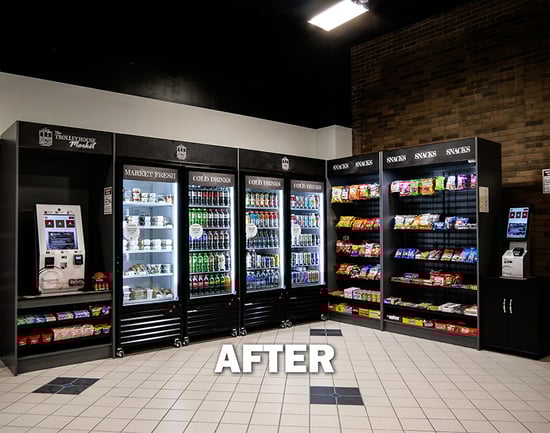 after micro market installation